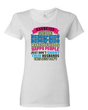 Ladies Exercise Gives You Endorphins Make You Happy People Funny DT T-Shirt Tee