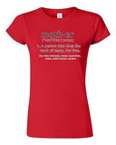 Junior Mother Definition Meaning Dictionary Mothers Day Funny DT T-Shirt Tee