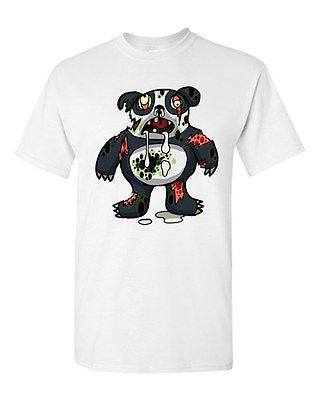 Zombie Panda Undead Animals Devil Monster Horror Adult DT T-Shirt Tee