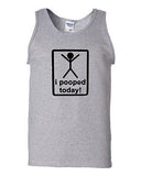 I Pooped Today Funny Humor Novelty Statement Graphic Adult Tank Top