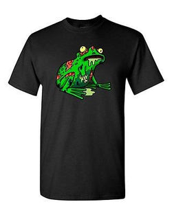 Zombie Frog Undead Animals Devil Monster Horror Adult DT T-Shirt Tee