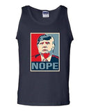 Donald Trump Nope 2016 Vote for President Campaign Politics DT Adult Tank Top