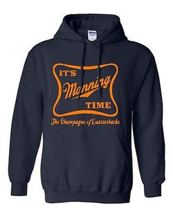 It's Manning Time Script MVP Denver Sports Football Novelty Sweatshirt Hoodies