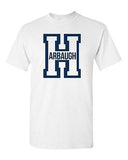 Harbaugh Big Letter H Football Michigan Sports Game Novelty Adult T-Shirt Tee