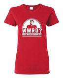 Ladies WWRD What Would Reagan Do? President Election 84 Funny DT T-Shirt Tee