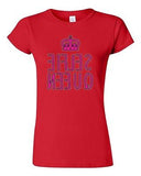 Junior Selfie Queen Crown Pink Reverse Selfy Camera Funny Humor DT T-Shirt Tee