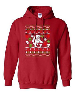 Dog Puppy Paws Lover Pet Ugly Christmas Gift Humor Funny DT Sweatshirt Hoodie