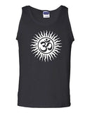 Om Aum Yoga Hindu Sanskrit God Symbol Novelty Statement Graphics Adult Tank Top