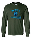 Long Sleeve Adult T-Shirt Quint's Shark Fishing Amity Island Shark TV Movie DT