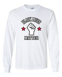 Long Sleeve Adult T-Shirt Black Lives Matter Support Campaign Protest LA DT