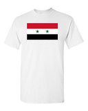 Syria Country Flag Damascus Asia State Nation Patriotic DT Adult T-Shirt Tee