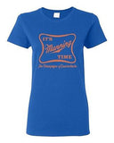 Ladies It's Manning Time Script Funny Humor Parody Football Sports T-Shirt Tee