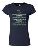 Junior Always Be Yourself Unless You Can Be An Michiganian Map DT T-Shirt Tee