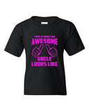 This Is What An Awesome Uncle Looks Like Novelty Youth Kids T-Shirt Tee