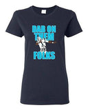 Ladies Dab On Them Folks Football Sports Dance Touchdown Funny DT T-Shirt Tee