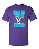 Dab On Them Folks Football Ball Sports Dance Touchdown DT Adult T-Shirt Tee