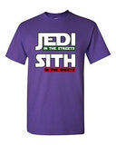 Jedi In The Streets Sith In The Sheets Movie Funny Parody DT Adult T-Shirt Tee