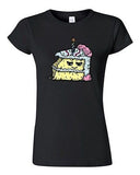 Junior Too Cute To Eat Birthday Cake Sweet Food Dessert Novelty DT T-Shirt Tee