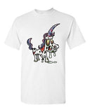 Zombie Unicorn Undead Animals Devil Monster Horror Adult DT T-Shirt Tee