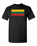 Lithuania Country Flag Europe Vilnius State Nation Patriot DT Adult T-Shirt Tee