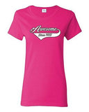 Ladies Awesome Since 1988 With Tail Happy Birthday Gift Funny DT T-Shirt Tee