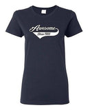 Ladies Awesome Since 1956 With Tail Happy Birthday Gift Funny DT T-Shirt Tee