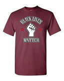 Black Lives Matter Support Protest Police Los Angeles DT Adult T-Shirt Tee
