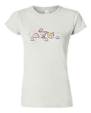 Junior Randy Otter Easter Egg Chick Eastern Funny Arts Portray DT T-Shirt Tee