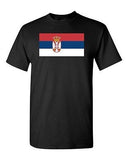 Serbia Country Flag Belgrade Europe State Nation Patriotic DT Adult T-Shirt Tee