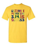 Ultimate Pi Day 3.14 Color Up Math Geek Nerd Mathematics Adult DT T-Shirt Tee