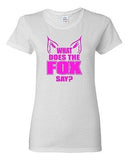 Ladies What Does the Fox Say Sound Music Song Party Swag Retro Cool T-Shirt Tee