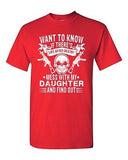 Want To Know If There's Life After Death Father Daughter DT Adult T-Shirt Tee