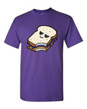 Too Cute To Eat Peanut Butter And Jelly Sandwich Novelty Adult DT T-Shirt Tee