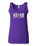 Junior ADHD Highway To... Hey Look A Squirrel Humor Novelty Statement Tank Top