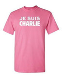 Je Suis Charlie Support France Freedom Protest Paris Novelty Adult T-Shirt Tee