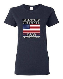 Ladies Donald Trump 2016 President Election Campaign Vote Support DT T-Shirt Tee