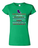 Junior Always Be Yourself Unless You Can Be An Louisianian Map DT T-Shirt Tee