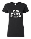 Ladies I'm Mom's Favorite Daughter Christmas Gift Funny Humor DT T-Shirt Tee