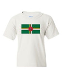 Dominica Country Flag Roseau French Nation Patriotic DT Youth Kids T-Shirt Tee