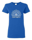 Ladies Namaste Namaskar Om Aum Sanskrit Hindu Xmas Funny DT T-Shirt Tee