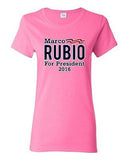 Ladies Marco Rubio For President 2016 Election Campaign Support DT T-Shirt Tee