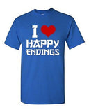 I Love Happy Endings Funny Massage Therapist Relax Humor DT Adult T-Shirt Tee