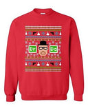 Heisenberg W. White Ugly Gun Christmas TV Funny Parody DT Crewneck Sweatshirt