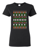 Ladies Halloween Ugly Christmas Pumpkin Owl Poppet Funny Humor DT T-Shirt Tee