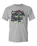 Zombie Elephant Undead Animals Devil Monster Horror Adult DT T-Shirt Tee