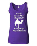 Junior Hump Day! Camel Animals Funny Humor Novelty Statement Graphics Tank Top