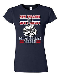 Junior World Champs Can't Deflate New England Football Sports Fan DT T-Shirt Tee