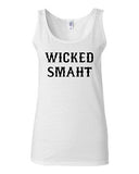 Junior Wicked Smaht Genius Novelty Statement Sleeveless Graphics Tank Top