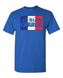 Je Suis Charlie Support France Flag Protest Paris Novelty Adult DT T-Shirt Tee