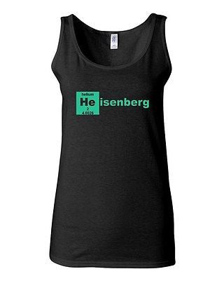 Junior Heisenberg Element Helium Breaking Bad Graphic Humor Novelty Tank Top